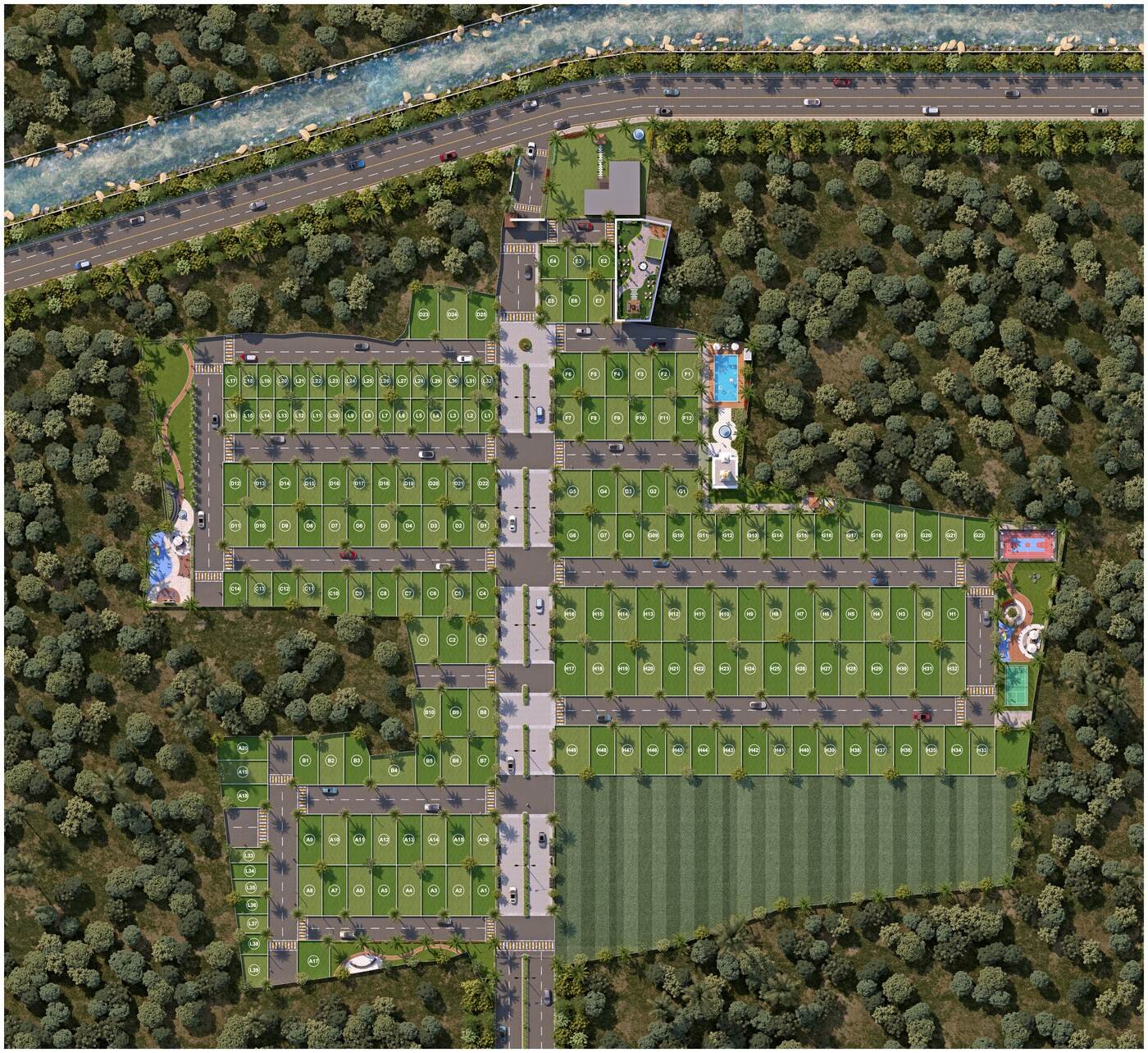Premium Villa Elevation